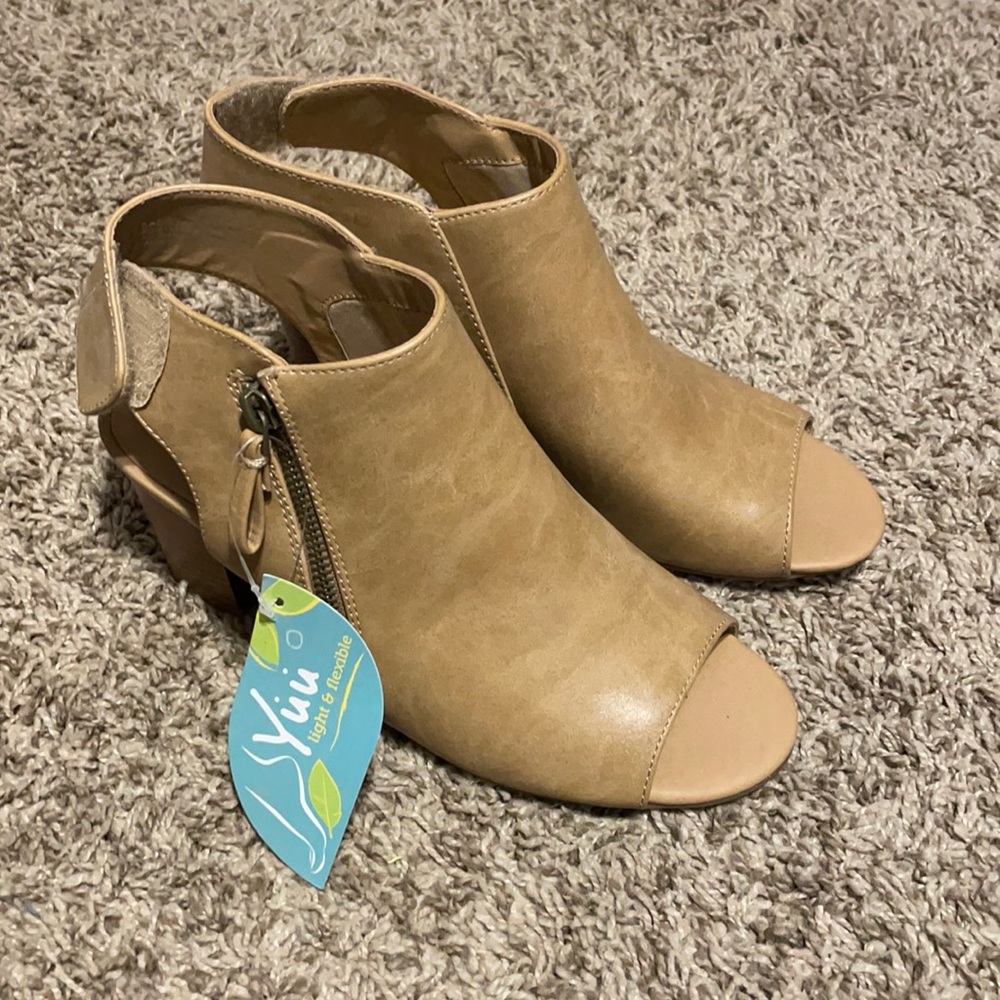 Open toe heels